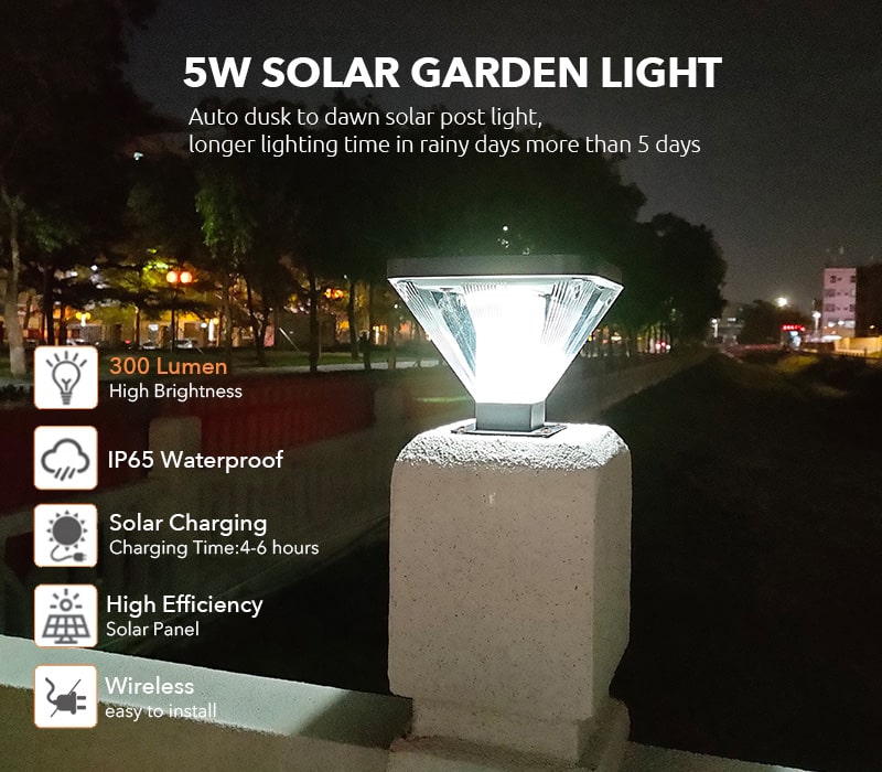Magic Solar Pillar Lights