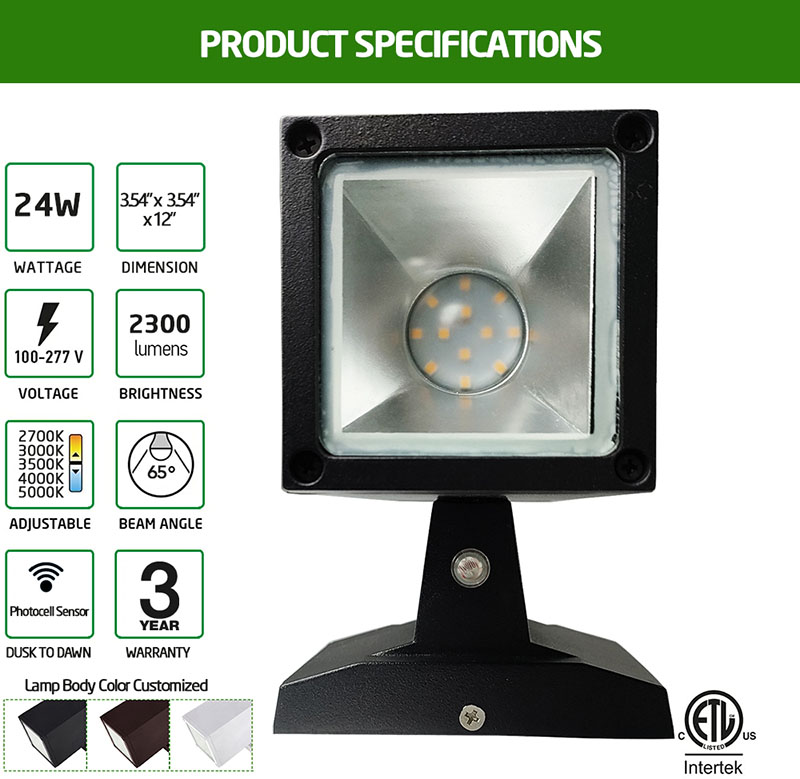 24w up and down wall light product specifications
