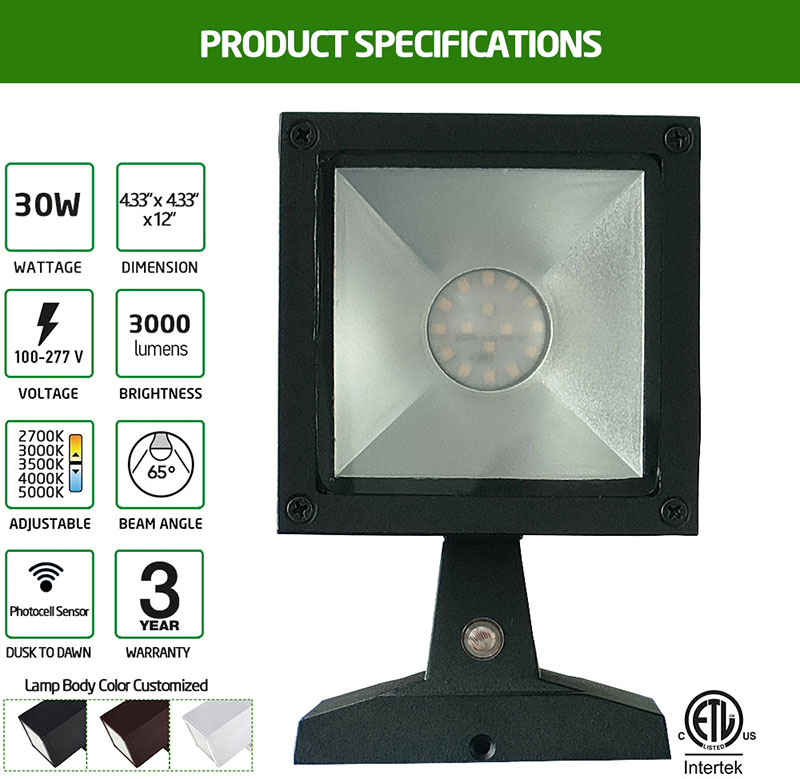 30w up and down wall light product specifications