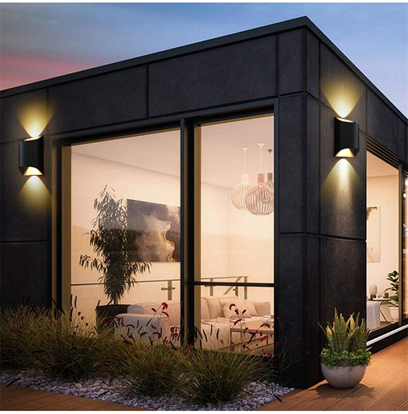 6 inch outdoor wall light application