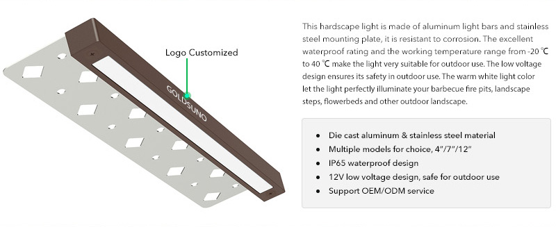 The hardscape paver light is ideal for your barbecue fire pits, landscape steps, flowerbeds and other outdoor landscape