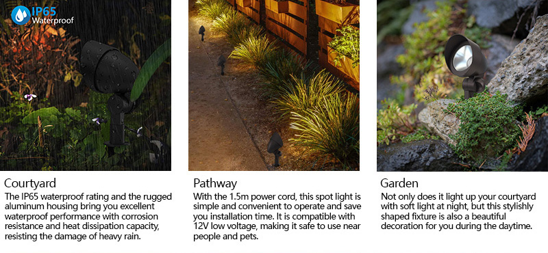5w landscape light can be used for garden courtyard and pathway