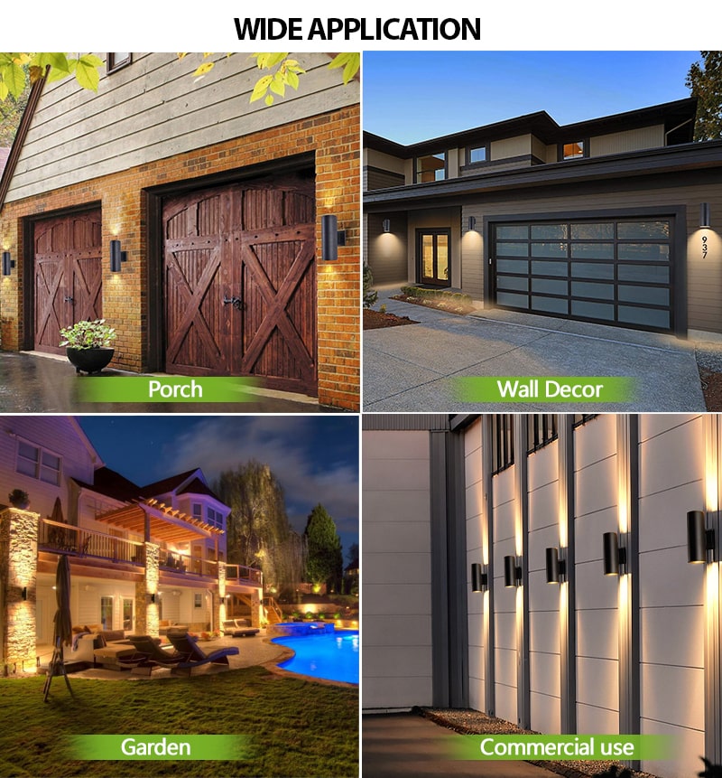 Applications of Cylinder Up and Down Wall Light