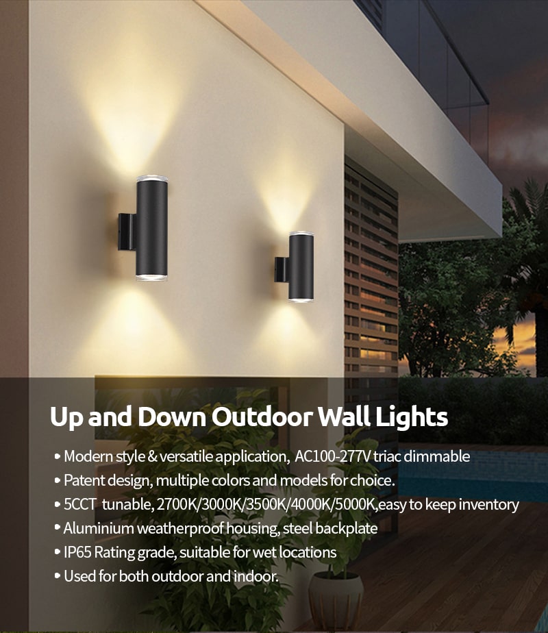 Key features of Cylinder Up and Down Wall Light