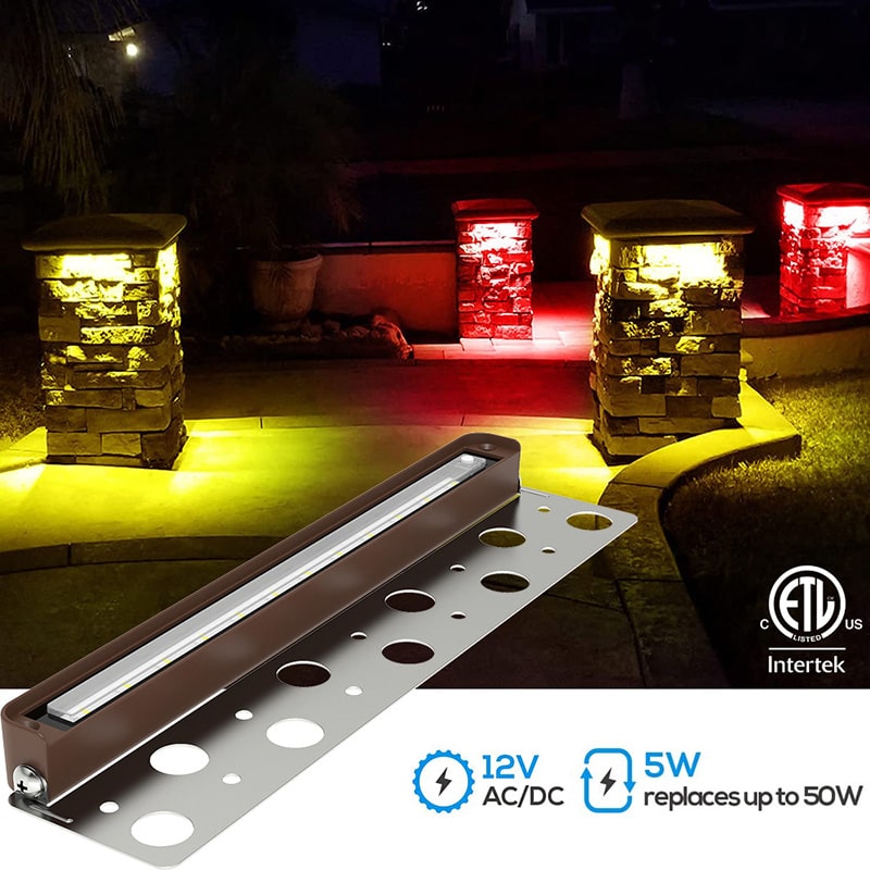 7 Inch 3W RGBW LED Step Light