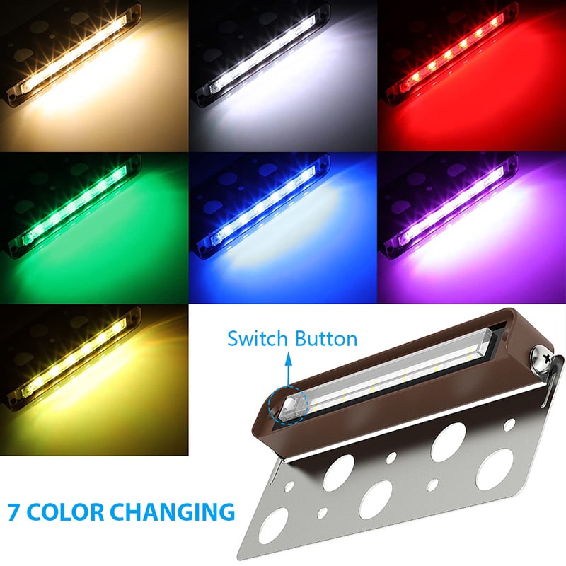 RGBW color changing led hardscape lights