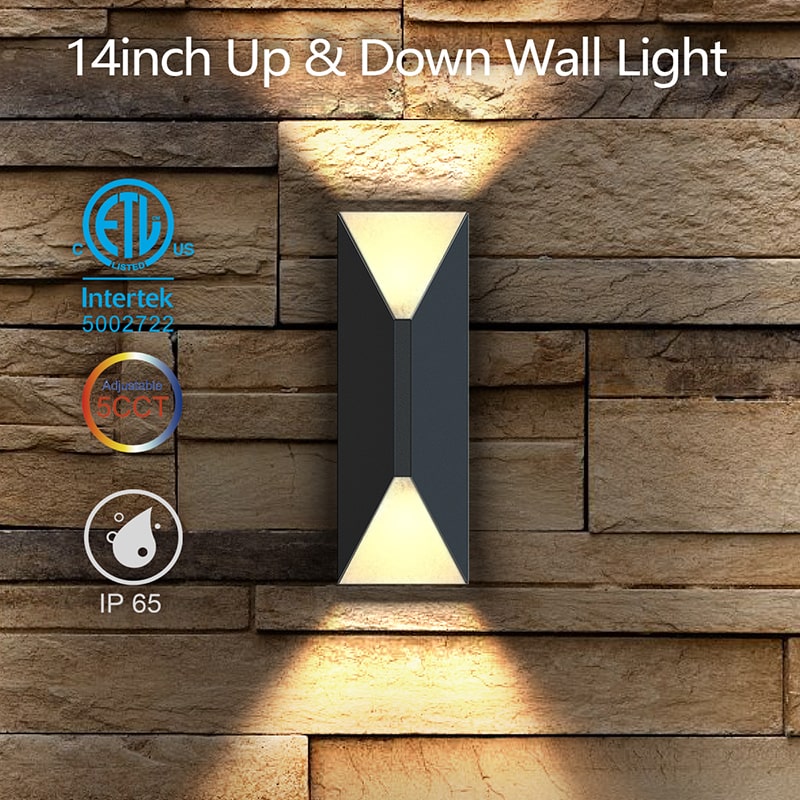 14 inch up down wall light prodcut show