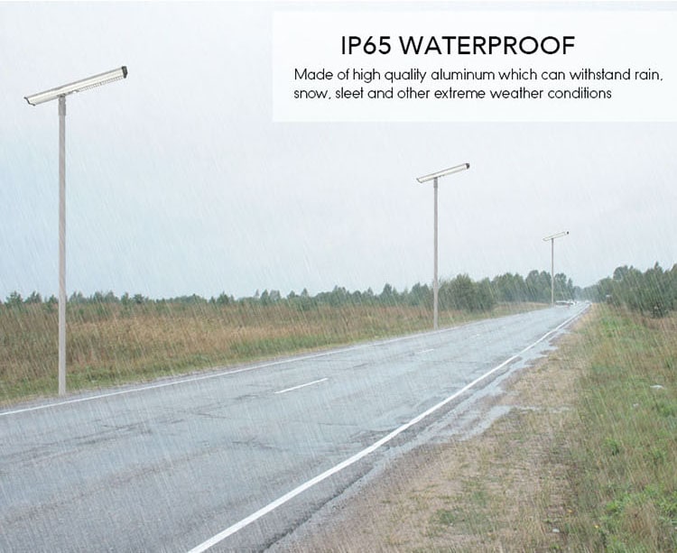 IP65 waterproof for the 70w solar street light