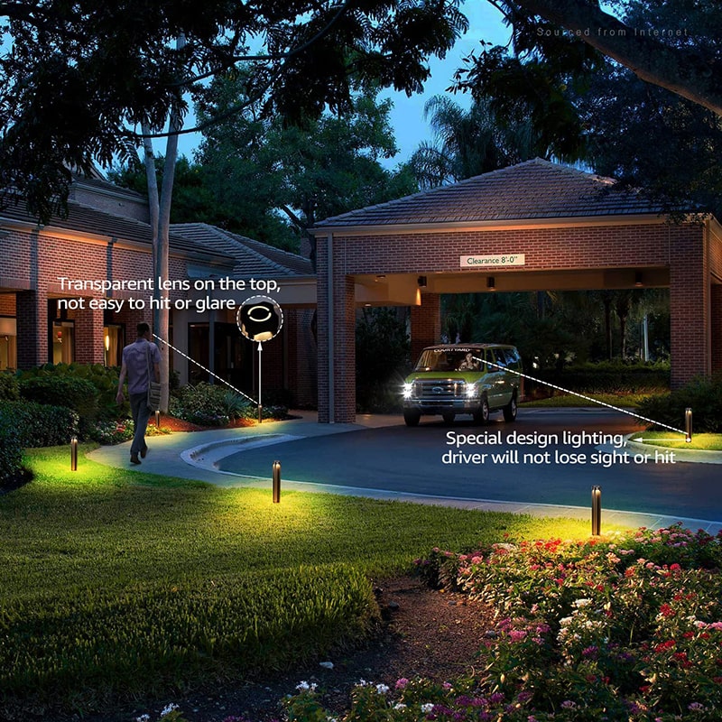 Special design lighting, driver will not lose or hit