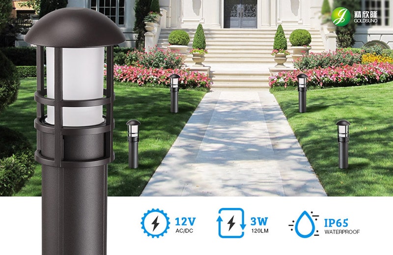 LED Pathway Bollard Light 3W Product Show
