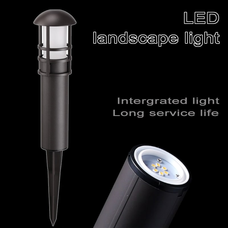 LED Pathway Bollard Light with Integrated LightLong Service Time