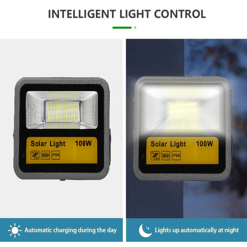 auto light up at night and auto charge during the day
