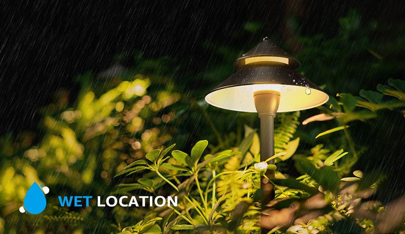 3W Umbrella Shape Path Lights 12V Low Voltage Landscape Lights