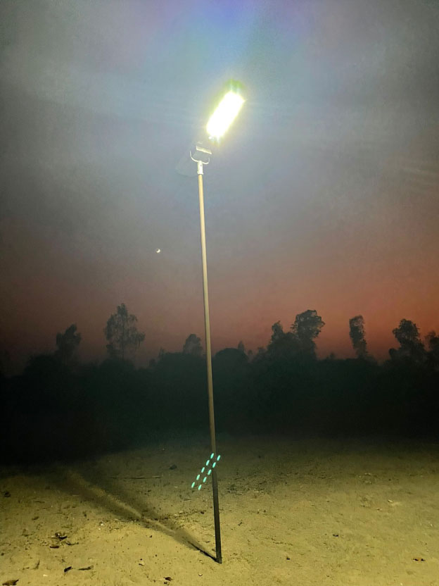 120w solar street light project in Zimbabwe