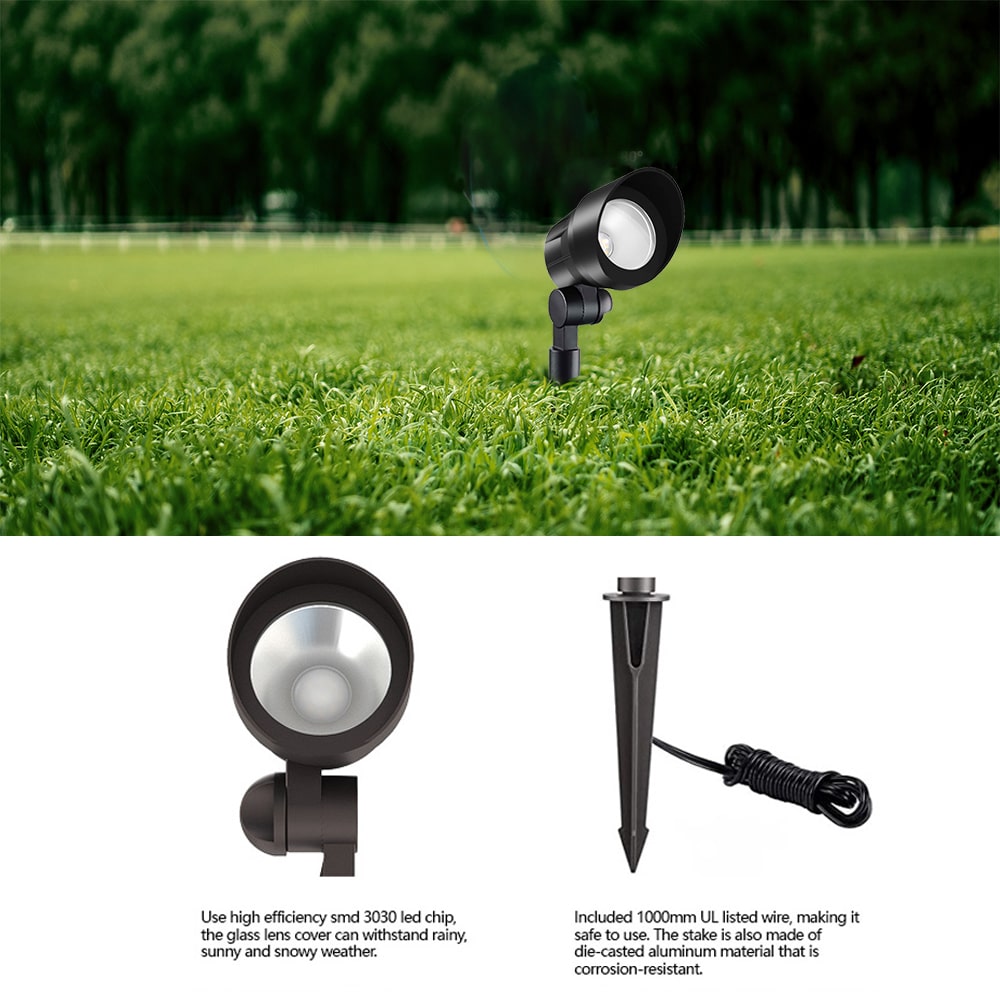 5w low voltage spotlight features