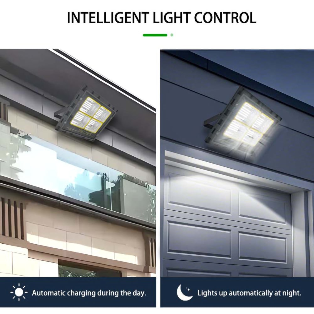 auto light at night and charge at daytime