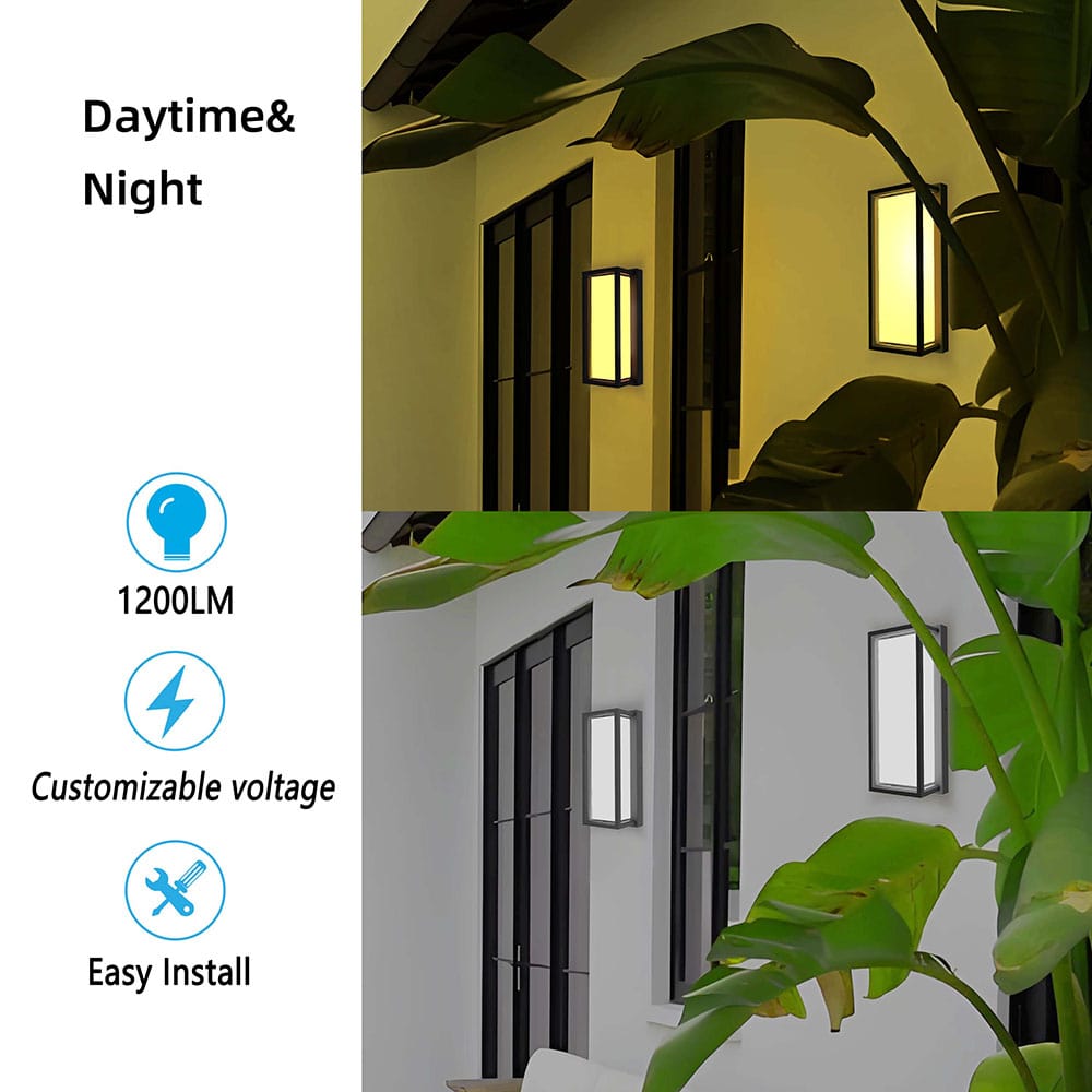 12 inch warm white led wall lights