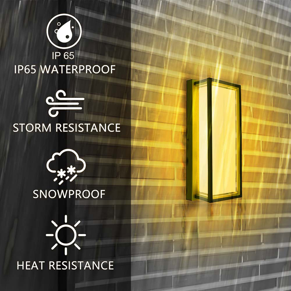 product features of 12 inch warm white led wall lights