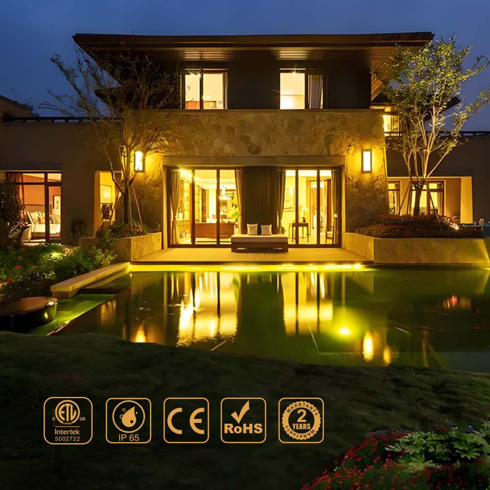 12 inch warm white led wall lights