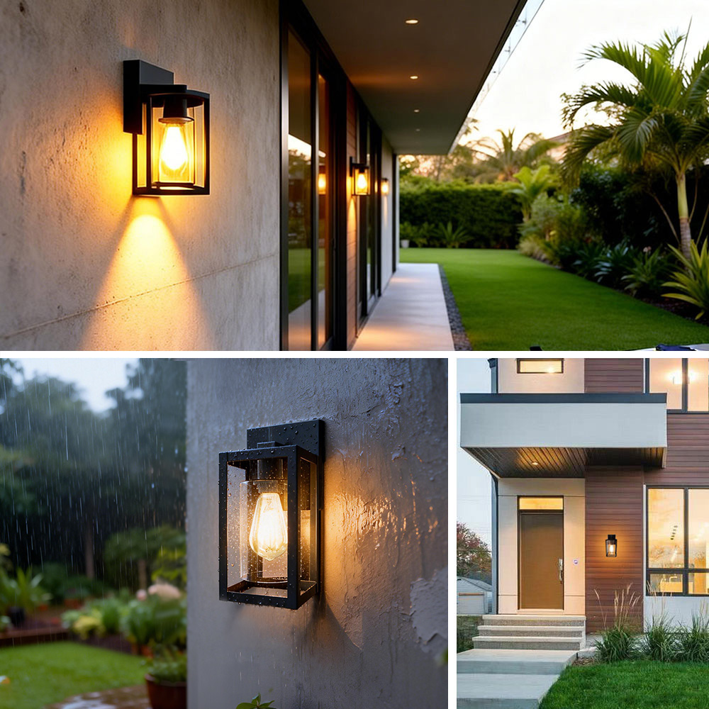 applications of 10 Inch E26 Outdoor Wall Light