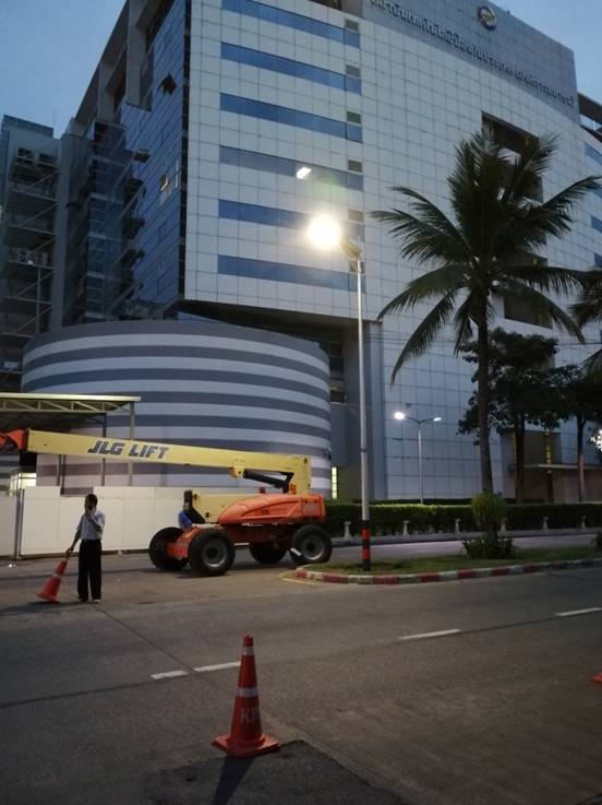 100W Integrated solar street light system