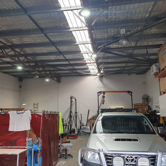Australia Workshop High Bay Light Project