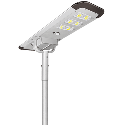 6500 Lumens 60W Integrated Solar Panel Street Lights Dusk to Dawn with Motion Sensor