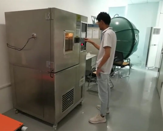 aging test for solar street lights
