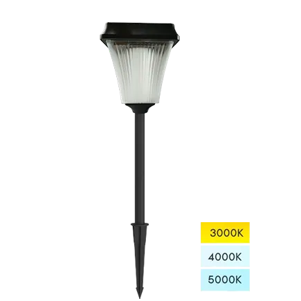 Fane Series Solar Backyard Lights 3CCT Outdoor Waterproof  Aluminum Solar Powered Landscape Lights for Backyard Lawn Walkway