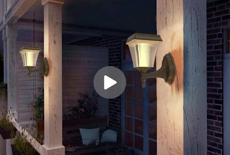 Solar Wall Sconce Security Lights | Manufacturer Bulk Wholesale