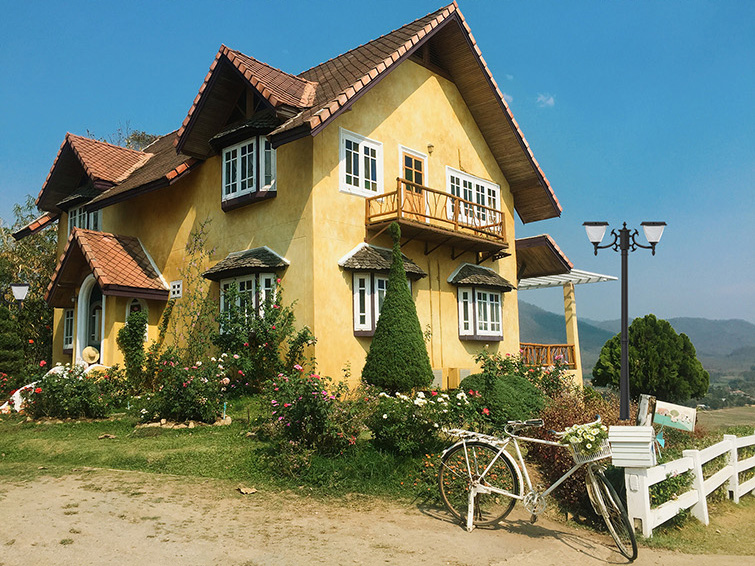 5w Double Head Solar Post Lamp applications