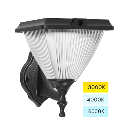 Solar Wall Lamp Magic Series 3000K 4000K 6000K 3 CCT Selectable Wall Mounted Solar Lamp