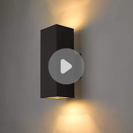 Up and Down Wall Light with Dusk to Dawn Sensor Outdoor