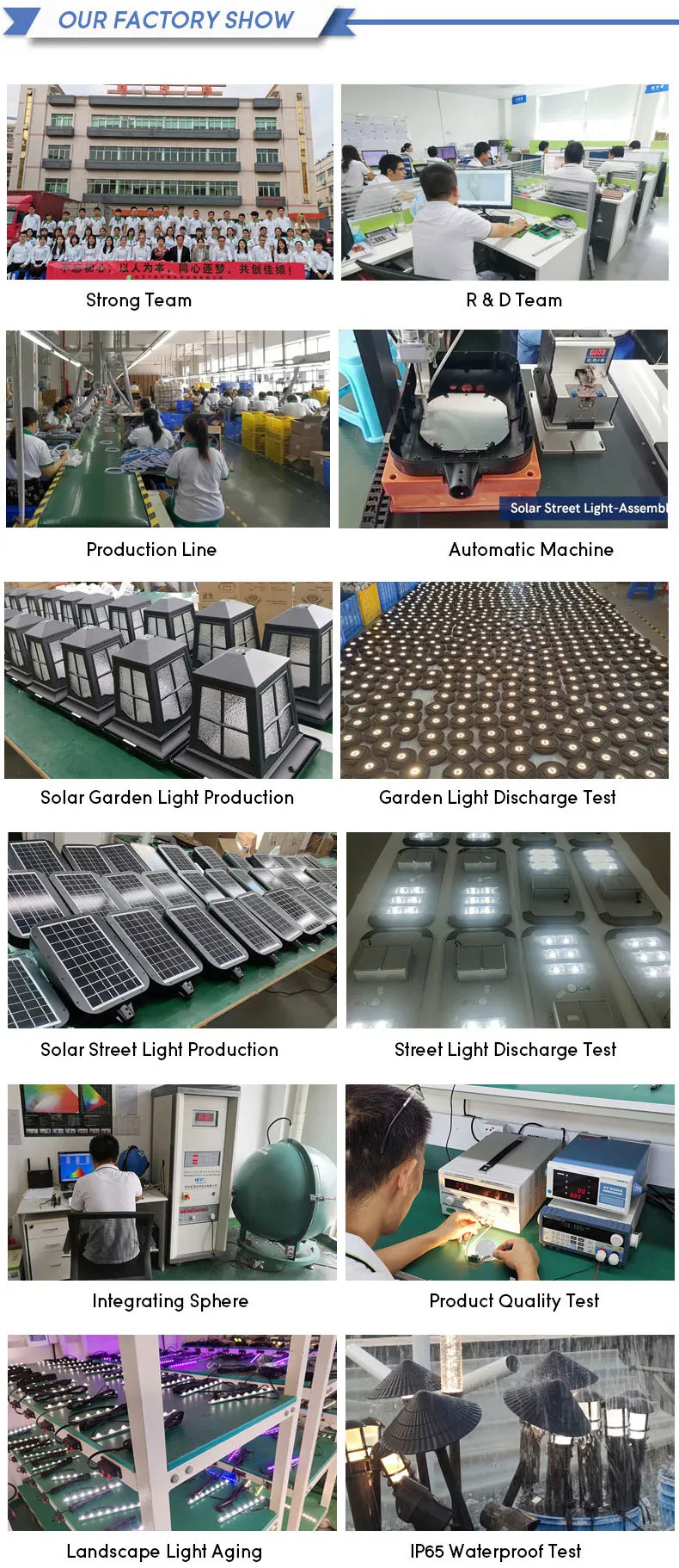 solar light factory show