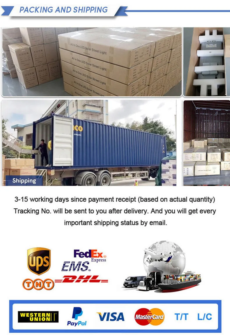 packing and shipping