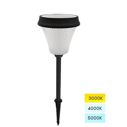 Solar Path Lights Dove Series, 3000K 4000K 6000K Tunable High Quality Aluminum Round Shape Solar Landscape Lights for Pathway & Walkway
