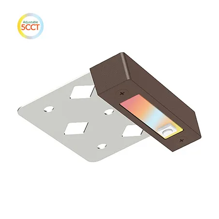4 Inch Hardscape Lights, 2700K/3000K/3500K/4000K/5000K 5CCT Selectable, Ip65 Waterproof Aluminum LED Hardscape Paver Lights