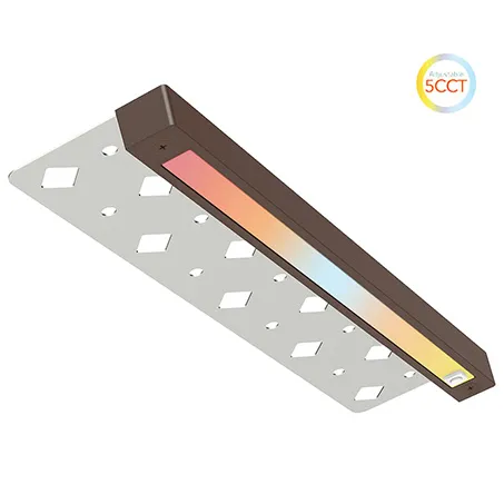 12 Inch 5W 5CCT Retaining Wall Lighting, 12V-24V AC/DC, Color Changing Low Voltage Hardscape Paver Light, ETL Listed