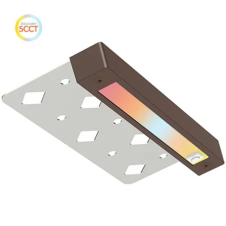 7 Inch 3W 5CCT LED Step Lighting, 12V-24V AC/DC, Color Switchable Low Voltage Hardscape Paver Light, ETL Listed