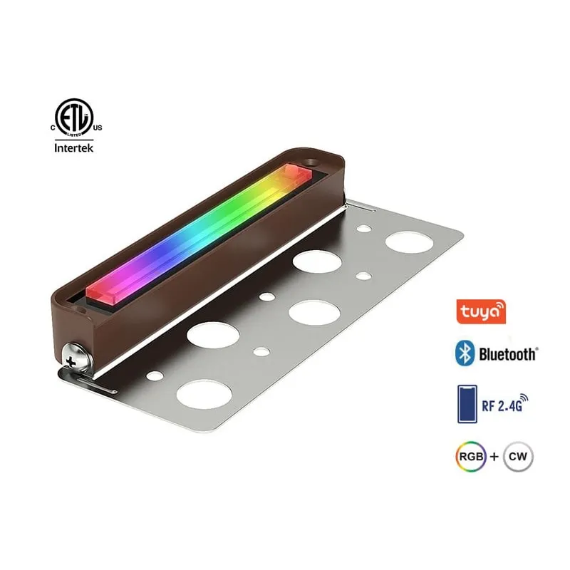 7 Inch RGBW Color Changing LED Hardscape Lights