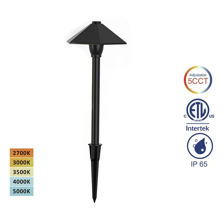 3W 5CCT Hexagon Landscape Lights Low Voltage