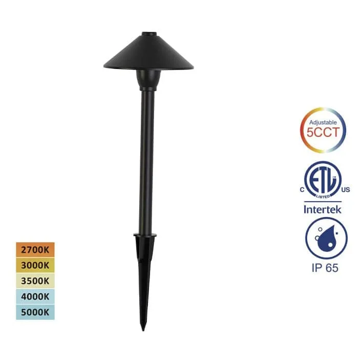 3W 5CCT Mushroom Garden Landscape Lights
