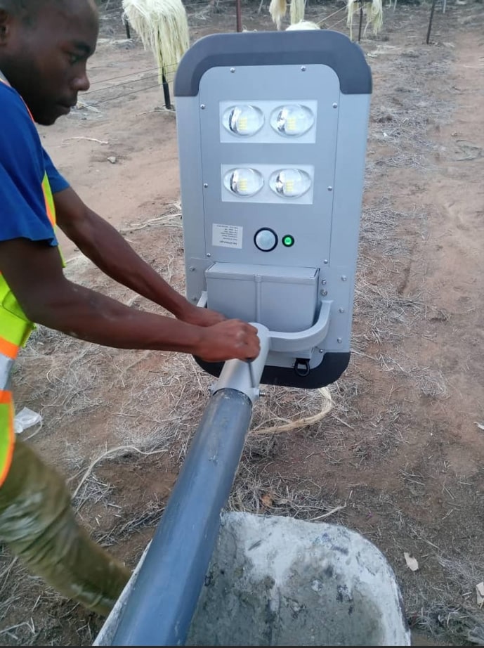 Tanzania-40w-solar-street-light-project