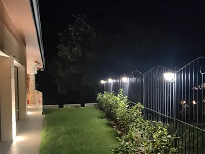 Magic Solar Wall Lights Project in Bulgaria