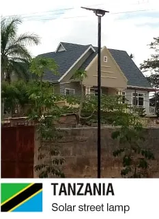 40W Solar Street Lamp Project in Tanzania