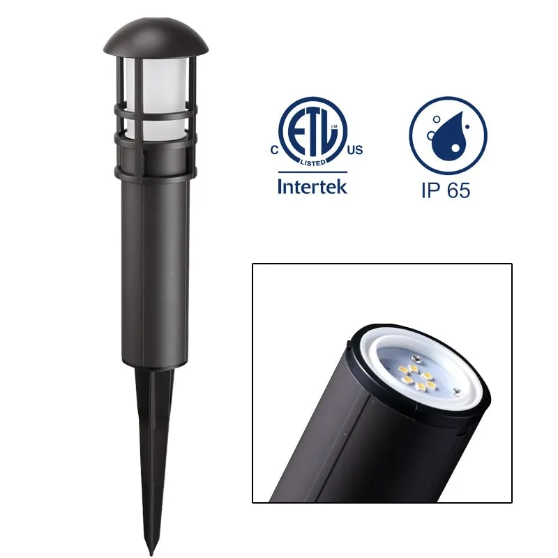 12V Low Voltage LED Pathway Bollard Light 3W