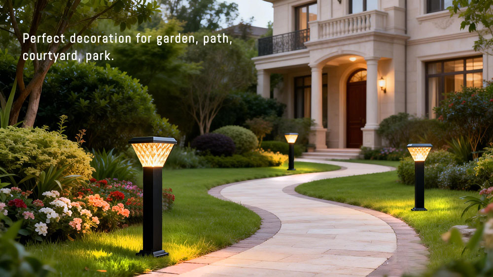 applications of these solar post lights