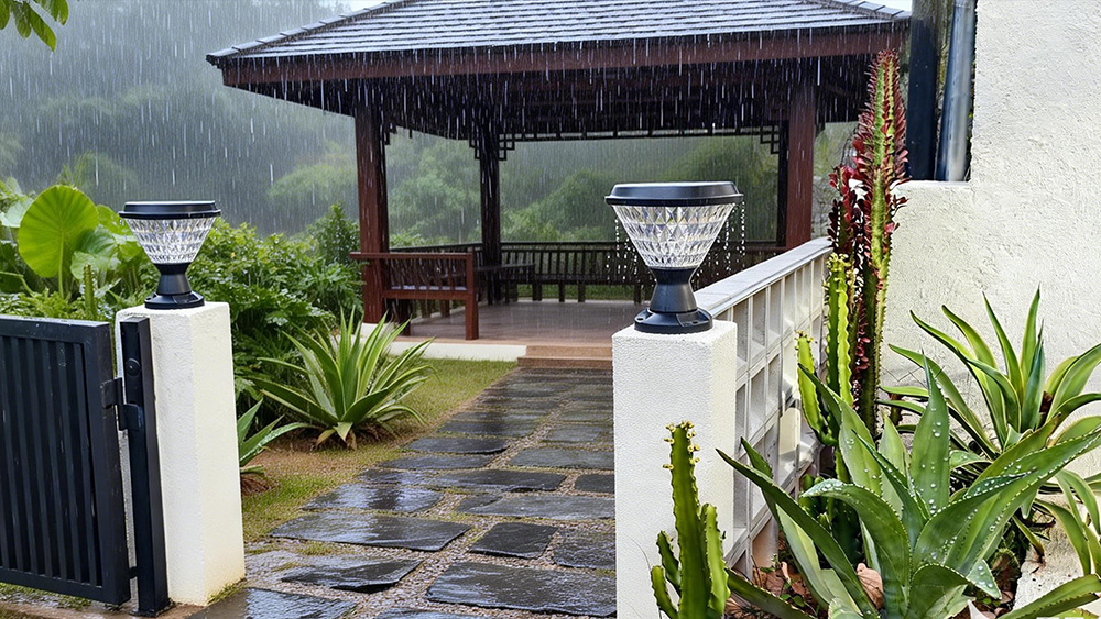 applications of these solar pillar lamps