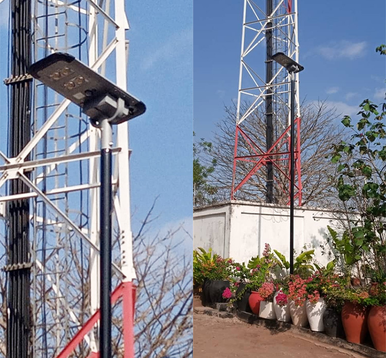 40W Solar Street Light Project in Tanzania